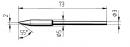 ERSADUR soldering tip, angled face 55°, 2mm Ø, reinforced