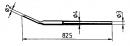 ERSADUR Desoldering tips (pair) 2,0mm ellipse, for MELF and MINIMELF