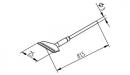 ERSADUR Desoldering tips (pair) lead-free 25mm for SOT 40