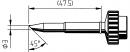ERSADUR Soldering tip, angled face, 45°, 3.0 mm