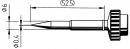 ERSADUR Soldering tip, lead-free, pencil point, 0.4 mm Ø