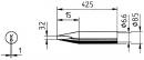 ERSADUR Long-Life soldering tip, Chisel-shaped, 3.2 mm