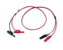 Test leads 3A max for PSS/PST/GPC/GPS/SPS series power supplies: shrouded banana – ALLIGATOR HEADS