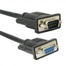 RS232 CABLE 9M-9F, 1 M