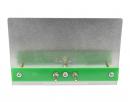 Adapter panel with shorting bar for M2 CDNE; N-Female to 4mm Banana plug