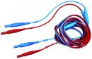 6 m (10 A / 25 A) dvigyslis U1/I1 testavimo kabelis grandinės fazė - nulis varžos matuokliams