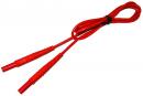 Test lead with banana plug 1.2 m; red 2,5 mm 