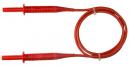 Test lead with banana plugs, 10m, 5kV, red