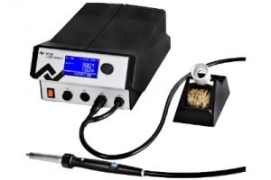 i-CON VARIO 2, 2-channel (de)soldering station with interface and i-Tool AIR S hot air soldering iron 