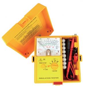 Analogue insulation tester for telecoms 