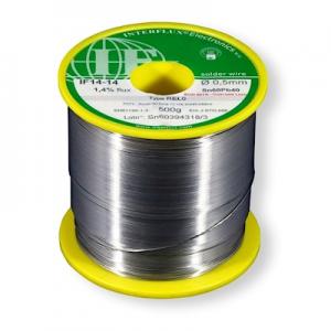 Sn60Pb40 solder wire with 1,4% REL0 flux, ø 0,5 mm, 500 gr. reel 