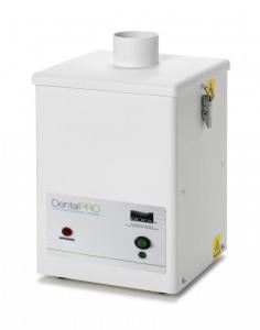 180m³/h ištraukimo ir filtravimo sistema DentalPRO Mono skirta veiksmingai pašalinti susidariusias potencialiai kenksmingus dūmus atliekant monomerų maišymo darbus 