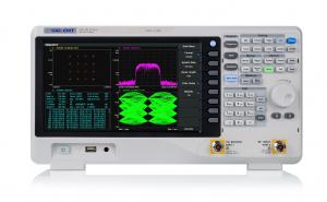 9kHz-2.1GHz RD spektro analizatorius + TG, Fazinis triukšmas<-98dBc/Hz, RBW 1Hz-1MHz, Min. DANL -161dBm/Hz, Bendras amplitudės tikslumas<0.7dB, 10.1" WVGA（1024x600) lietimui jautrus ekranas 