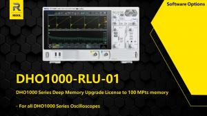 Memory Depth Upgrade Option for DHO1000 