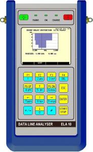 Skaitmeninių linijų analizatorius - 20 Hz - 20 kHz selektyvus/plačiajuostis lygio matuoklis ir generatorius su spektro analizatorium ir telefono simuliatorium - numerio rinkikliu balso kadrų testavimui vertinant komutuojamas ar skirtines linijas 