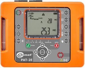 Kilnojamų elektros įrengimų (PAT) saugos testeris PAT-2E 