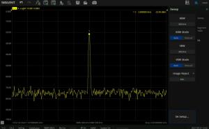 SNA5000A serijos vektorinio garndinių analizatoriaus programinė parinktis - spektro analizė 