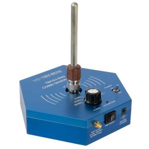 RD nuo 5 MHz iki 3 GHz šukų formos spektro signalą spinduliuojantis generatorius 