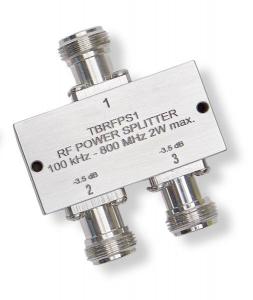 General Purpose 2 Way Power Splitter/Power Combiner 0.1-800 MHz, 2W 