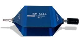 Open TEM cell, 50 mm septum height, Termination 50Ω-3GHz-25W-N, DC-Block 50V-6GHz-N, N-Male to N-Male coaxial cable 
