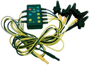 Automatinio daugiagyslių kabelių izoliacijos varžos prie 1kV įtampos matavimo su MPI-51X adapteris AUTO-ISO-1000 