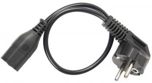 Ilgiklių tikrinimo kabelis–adapteris  IEC 60320 C6 (Shuko) kištukas / IEC 60320 C13 lizdas testeriams PAT-800, PAT-805 ir PAT-806 