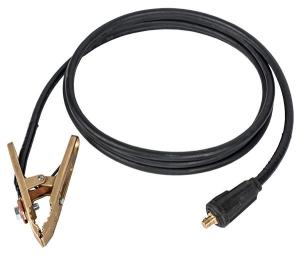Test lead 3 m black Current I2 (200A), crocodile clip -special plug  