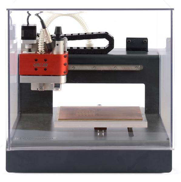 Compact PCB milling and drilling machine 