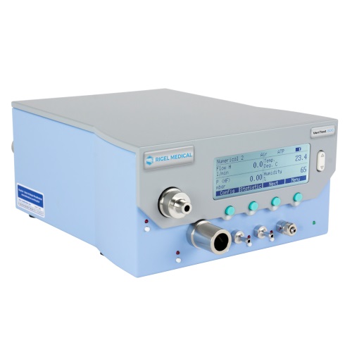 Rigel VenTest 810 Elite rinkinys  dirbtinės plaučių ventiliacijos aparatų dųjų srauto parametrų analizatorius 
