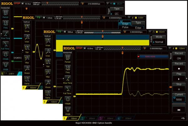 Bundle Option for DHO4000 series oscilloscope 