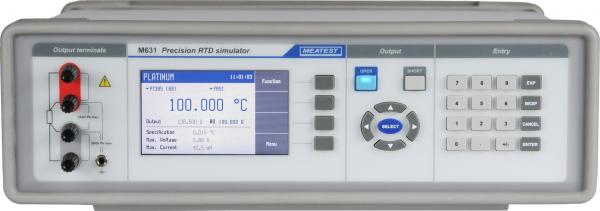 Precision RTD Simulator, accuracy 0.01°C 