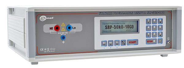 Automatinis rodyklinių ir skaitmeniniams izoliacijos varžos matuoklių kalibratorius SRP-50k0-10G0 