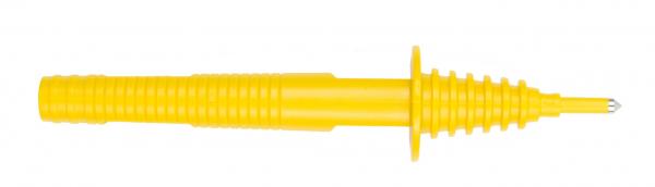 Pin probe with banana connector- yellow 