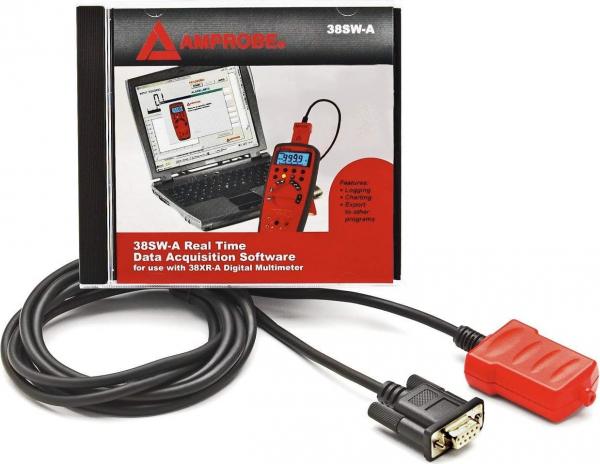 Software for 38XR-A Digital Multimeter with RS-232 interface cable 