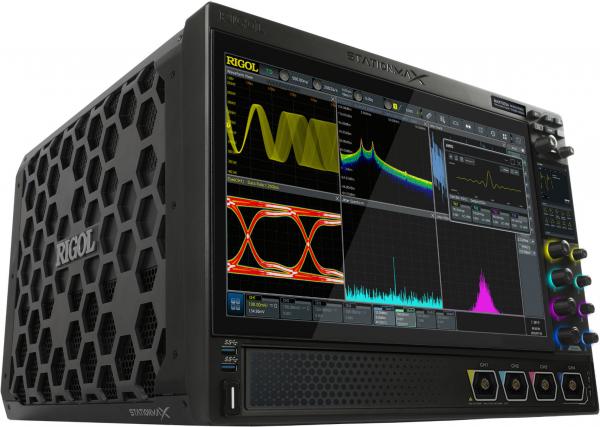 5 GHz, 4 channel Oscilloscope, 20 GSa/s; 2 G memory depth, 1.00.000 wfm/s waveform capture rate, 15.6'', 1920×1080 pixel multi-touch flip screen 