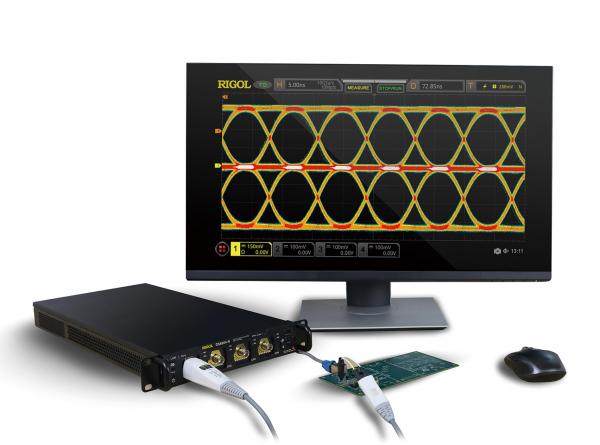 1GHz, 4-ių kanalų, 10 GS/s skaitmeninis žemo profilio osciloskopas 
