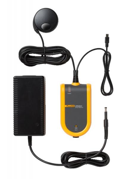 GPS modulis Fluke 430-II serijos prietaisų tikslaus laiko sinchronizacijai ir vietos nustatymui 