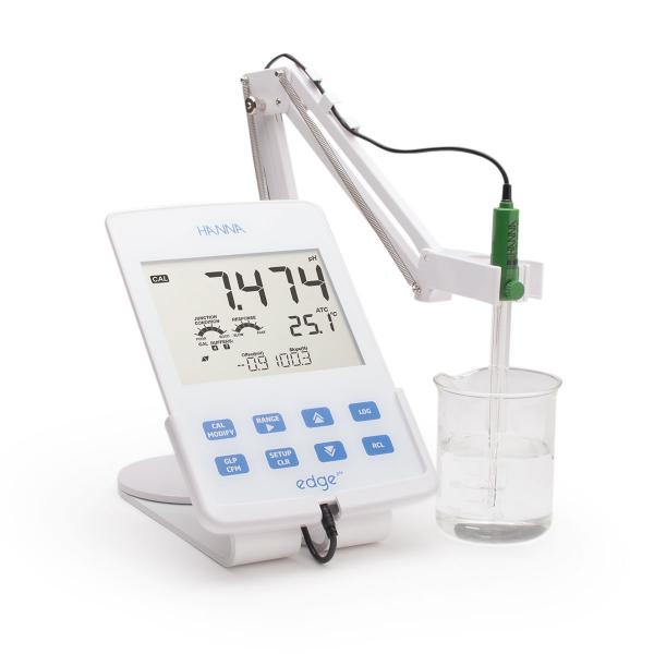 Laboratorinis-nešiojamas profesionalus pH/ORP ir temperatūros matuoklis edge­® su skaitmeniniu elektrodu pH matavimui 