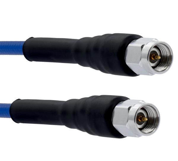 50 cm ilgio bendraašis RM141 kabelis su SMA kištukais abiejuose galuose 