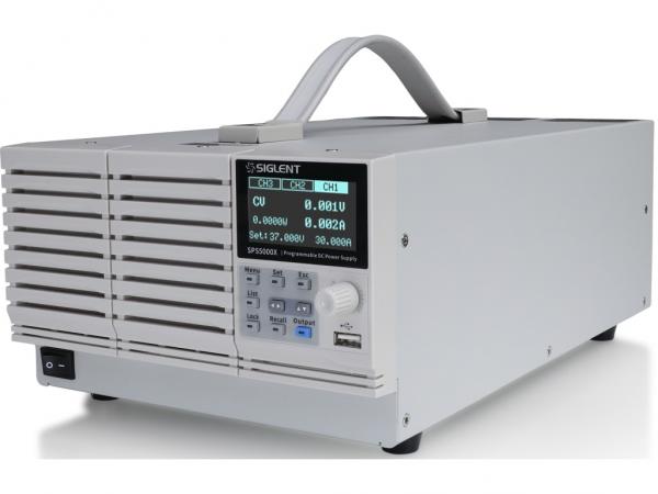 Trijų kanalų 1080W (3 x 360W, 40V / 30A) programuojamas impulsinis DC maitinimo šaltinis 