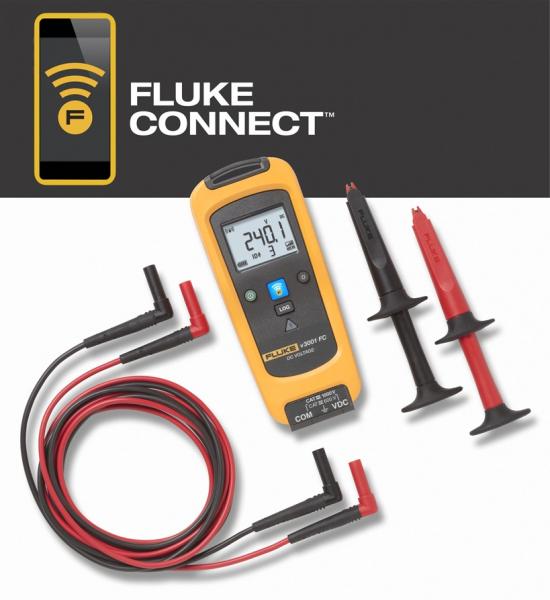Nuolatinės DC įtampos matavimo modulis su beviele Fluke Connect® sąsaja 