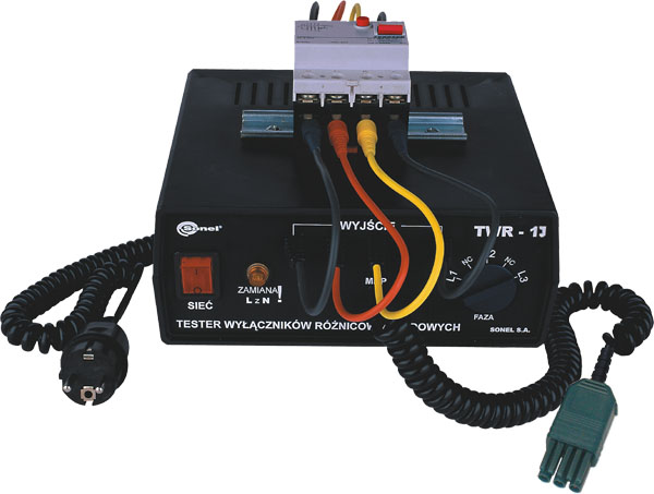 TWR-1J liekamosios srovės įtaisų (RCD) testavimo su MPI-5XX arba MRP-201 adapteris 