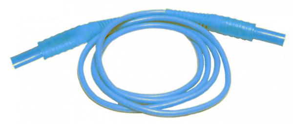 Test lead with banana plug 2,2m; blue 