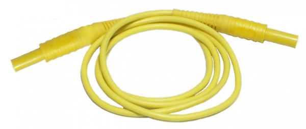 Test lead with banana plug 2,2m; yellow 