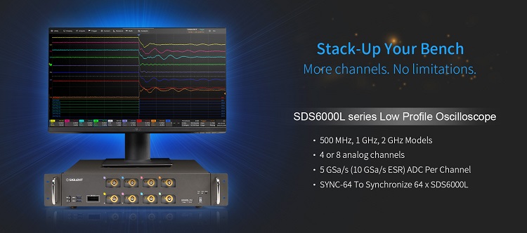 Slide Baneris Siglent SDS6000L New